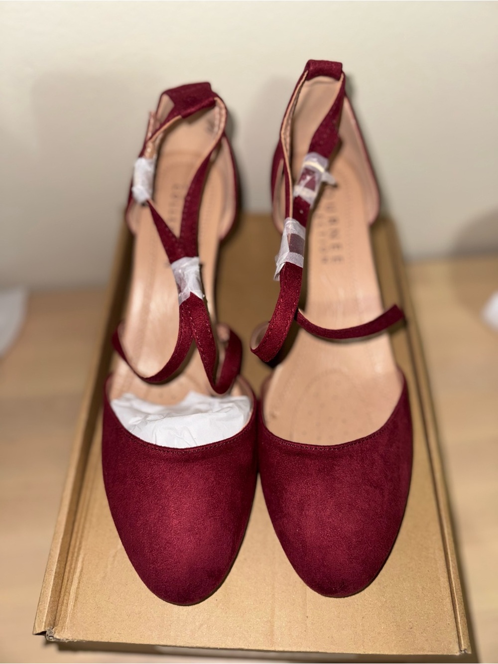 Journee Collection Wine Foster heels